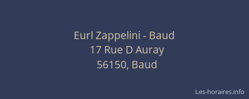 Eurl Zappelini - Baud