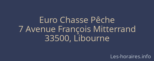 Euro Chasse Pêche