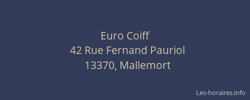 Euro Coiff