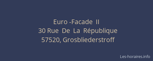 Euro -Facade  II