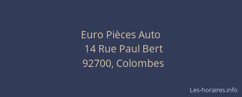 Euro Pièces Auto