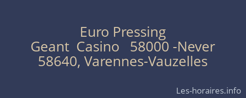 Euro Pressing