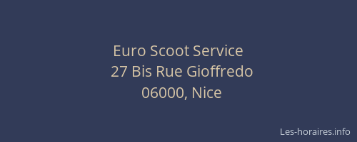 Euro Scoot Service