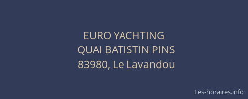 EURO YACHTING