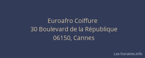 Euroafro Coiffure