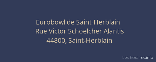 Eurobowl de Saint-Herblain