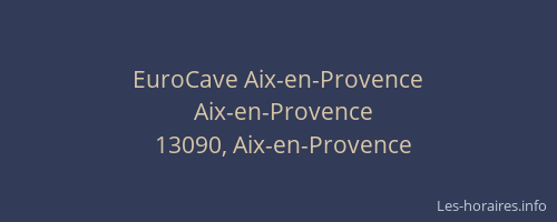 EuroCave Aix-en-Provence