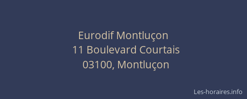 Eurodif Montluçon