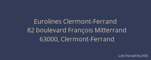 Eurolines Clermont-Ferrand