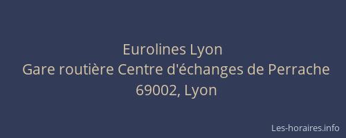 Eurolines Lyon