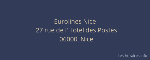 Eurolines Nice