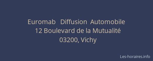 Euromab   Diffusion  Automobile