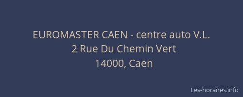 EUROMASTER CAEN - centre auto V.L.