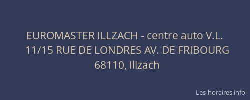 EUROMASTER ILLZACH - centre auto V.L.