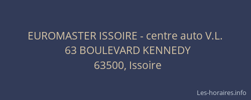 EUROMASTER ISSOIRE - centre auto V.L.