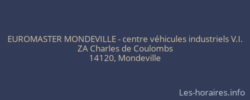 EUROMASTER MONDEVILLE - centre véhicules industriels V.I.