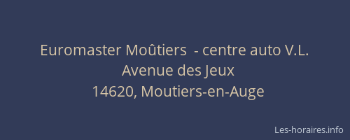 Euromaster Moûtiers  - centre auto V.L.