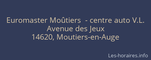 Euromaster Moûtiers  - centre auto V.L.