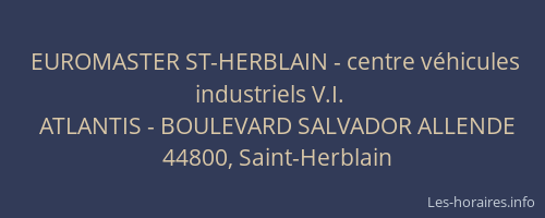 EUROMASTER ST-HERBLAIN - centre véhicules industriels V.I.