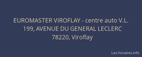 EUROMASTER VIROFLAY - centre auto V.L.