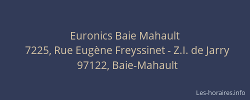 Euronics Baie Mahault