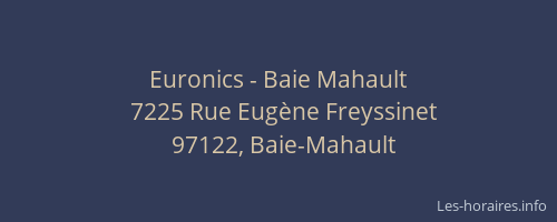 Euronics - Baie Mahault