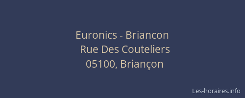 Euronics - Briancon