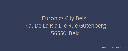 Euronics City Belz