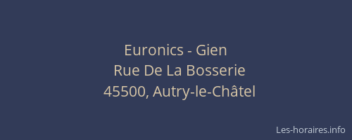 Euronics - Gien