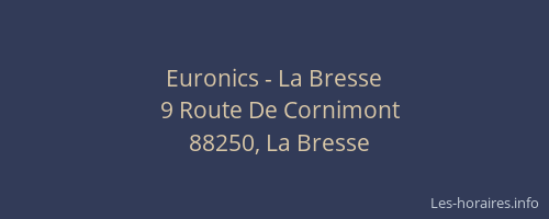 Euronics - La Bresse