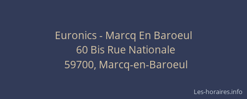 Euronics - Marcq En Baroeul