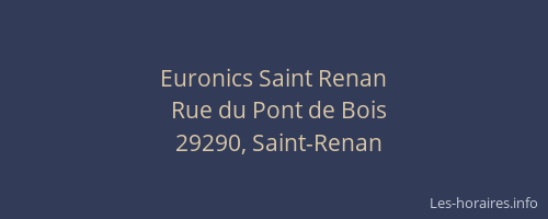 Euronics Saint Renan
