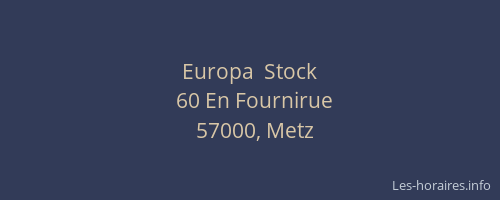 Europa  Stock