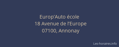 Europ’Auto école