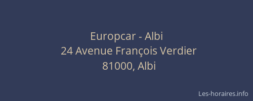 Europcar - Albi