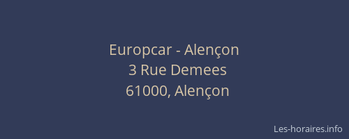 Europcar - Alençon