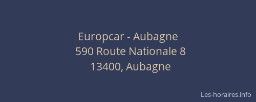 Europcar - Aubagne
