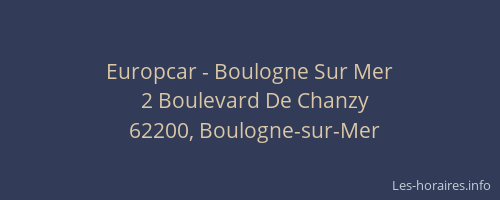 Europcar - Boulogne Sur Mer