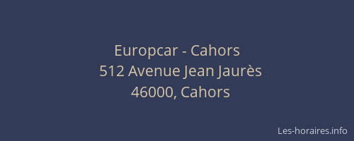 Europcar - Cahors