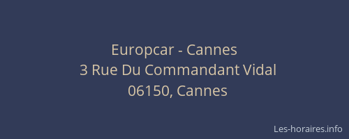 Europcar - Cannes