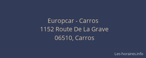 Europcar - Carros