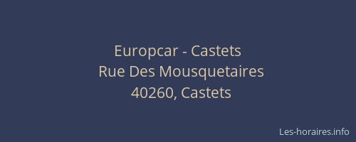 Europcar - Castets