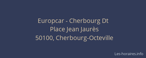 Europcar - Cherbourg Dt