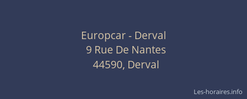 Europcar - Derval