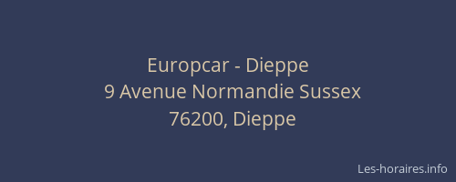 Europcar - Dieppe