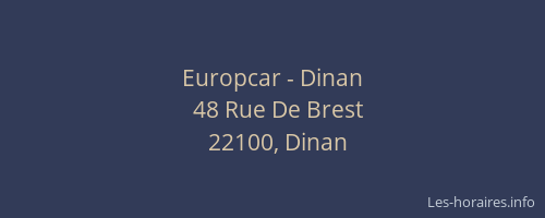 Europcar - Dinan