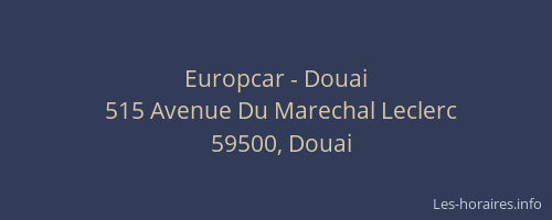 Europcar - Douai