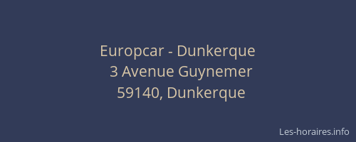 Europcar - Dunkerque