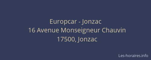 Europcar - Jonzac