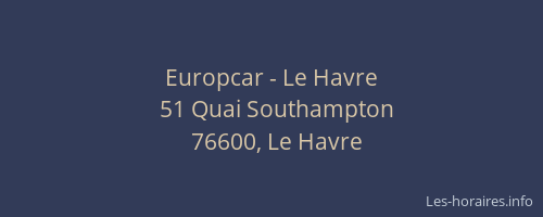 Europcar - Le Havre